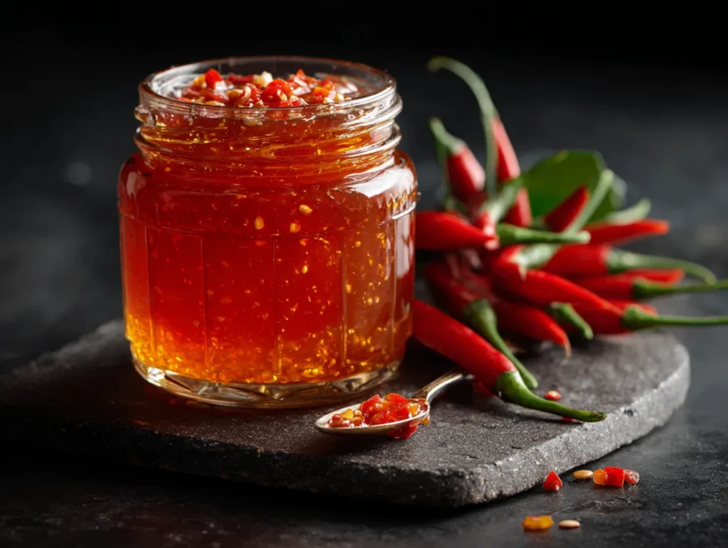 Hot Honey Recipe: Amazing 4-Ingredient Wonder 3 Finished hot honey recipe served and ready to enjoy