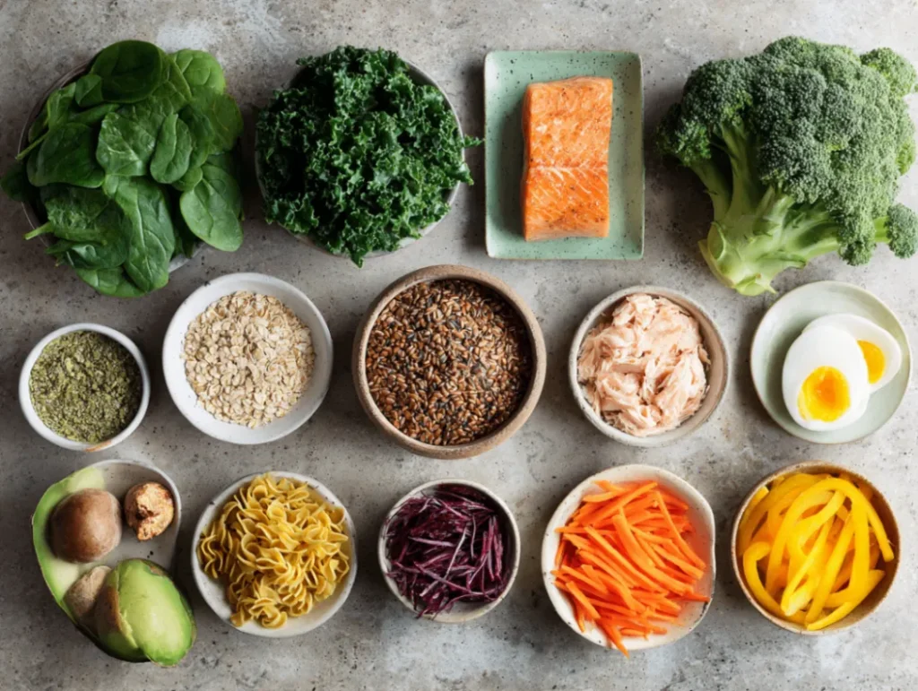 Quick Healthy Lunches: Best 8 for Working Parents 2 Ingredients for quick healthy lunches laid out for busy weekday meal prep
