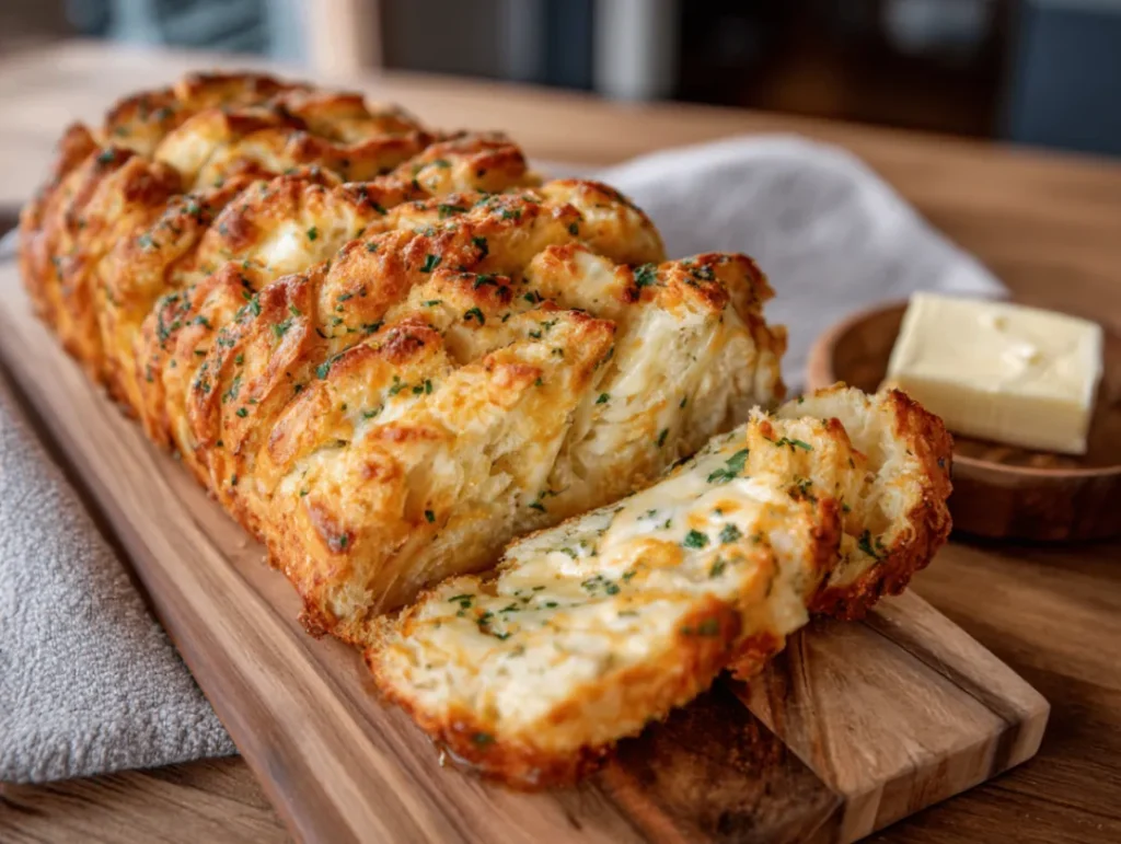 Best Cheese Bread: Amazing Homemade Recipe 3 Finished cheese bread served and ready to enjoy