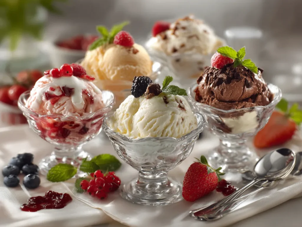 Cuisinart Ice Cream Recipes That Are Simply Amazing 3 Finished Cuisinart ice cream recipes served and ready to enjoy
