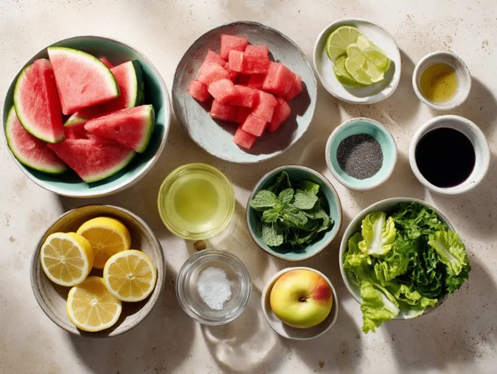 Refreshing Juice Recipes: How To Create Perfect Blends 2 Ingredients for refreshing juice recipes laid out on kitchen counter