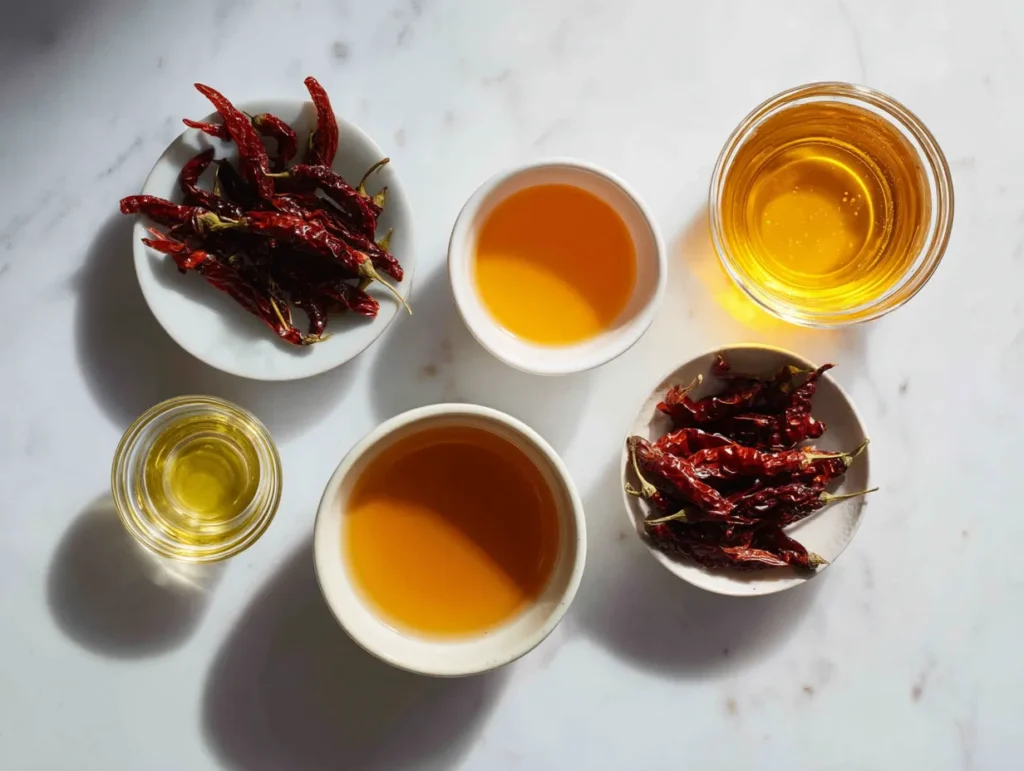 Hot Honey Recipe: How to Make the Ultimate Heat Kick 2 Ingredients for hot honey recipe laid out on kitchen counter