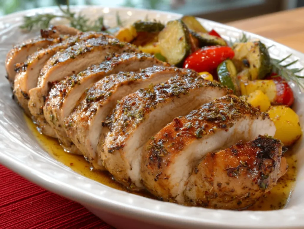 Turkey Tenderloins: How to Cook 7 Amazing Ways 3 Finished turkey tenderloins served and ready to enjoy